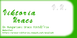 viktoria uracs business card